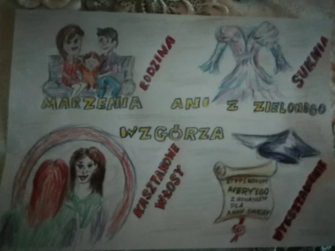 Kreatywny lapbook "Ania z Zielonego Wzgórza" - projekt dla dzieci