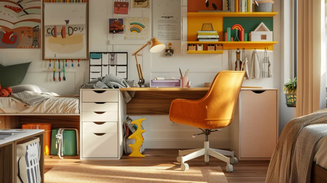 Biurko z krzesłem dla dziecka: Ergonomia w pokoju ucznia