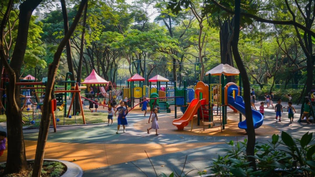 Rodzinne popołudnia na placu zabaw Kępa Potocka - atrakcje dla każdego